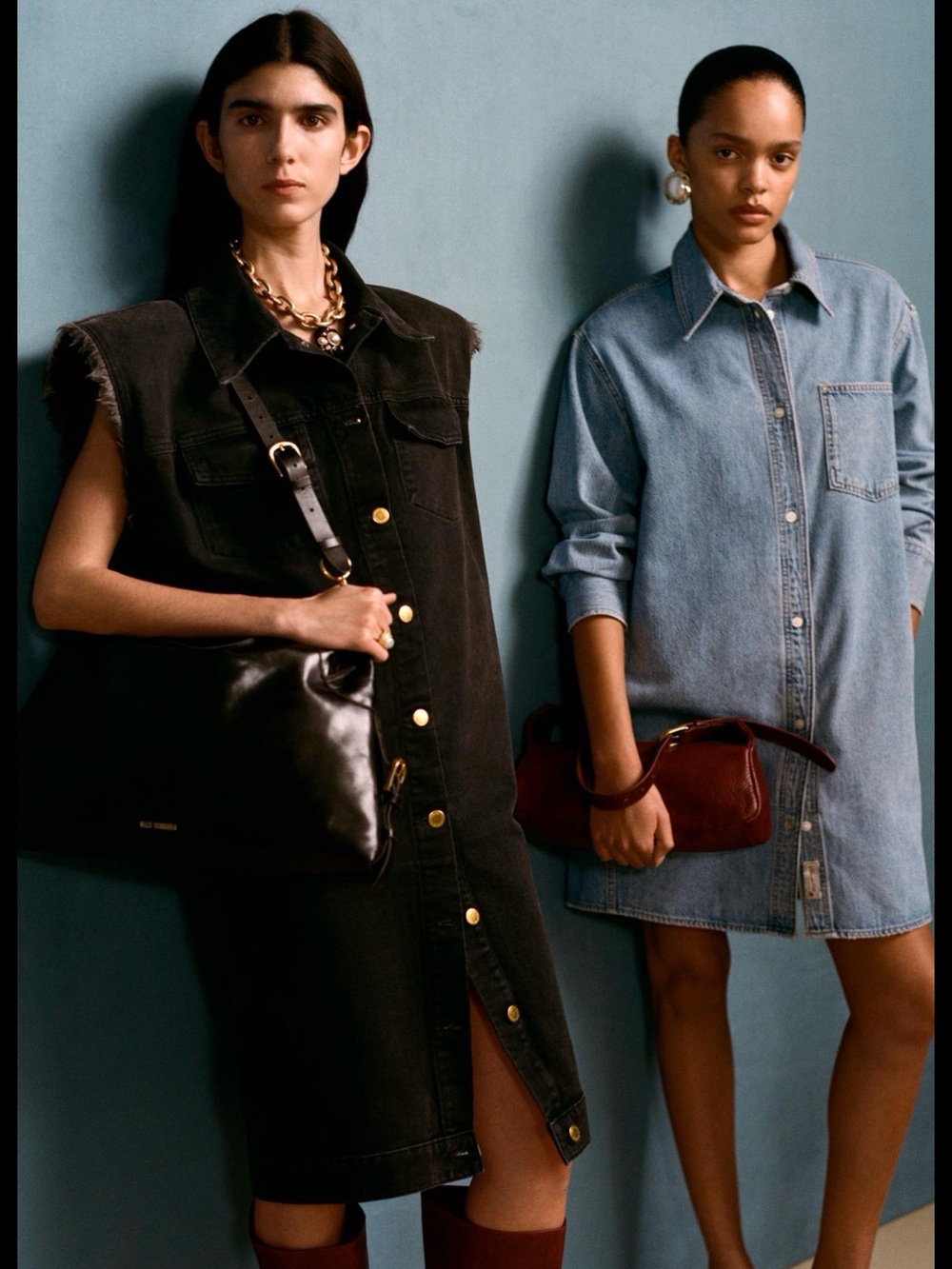 WILLY CHAVARRIA X  ZARA DENIM DRESS SLEEVELESS